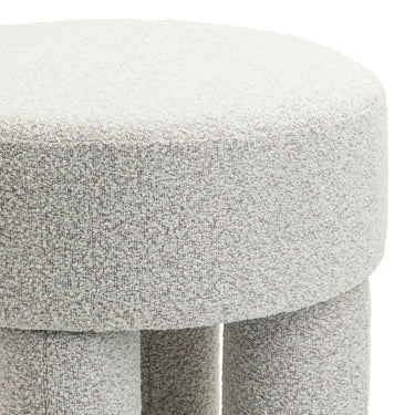 Poef Demi - Bouclé Naturel