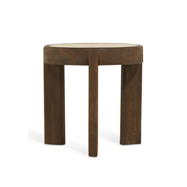 Bijzettafel Bora - Ø50cm Bruin