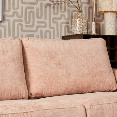 MySofa Alma hoekbank roze 2,5-zits + divan rechts - bestel bij Mooier Thuis