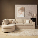 MySofa Alma hoekbank beige, divan links + 2,5-zits - Mooier Thuis