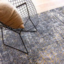 MadMen 8422 vloerkleed - antraciet en goud - Mooier Thuis