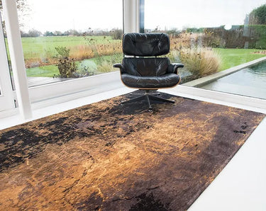 MadMen 8618 vloerkleed - goud en antraciet - Mooier Thuis