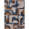 Nuance 9196 vloerkleed - blauw en bruin online kopen bij Mooier Thuis