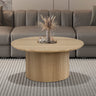 Salontafel 'Lagos' 80 cm Rond Decor Eik Naturel