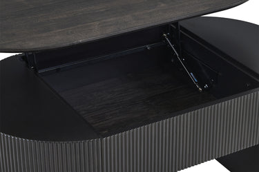 Salontafel 'Lagos' 120 cm Lift-top Decor Donkerbruin