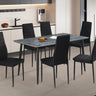 Tafel 'Kenzo' 140 cm Rechthoekig Steen Grijs
