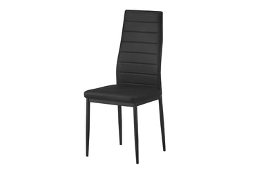 Eetkamerstoelen Cato/Kenzo Zwart - Set van 4