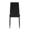 Eetkamerstoelen Cato/Kenzo Zwart - Set van 4