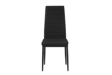 Eetkamerstoelen Cato/Kenzo Zwart - Set van 4
