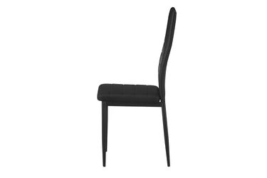 Eetkamerstoelen Cato/Kenzo Zwart - Set van 4