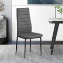 Eetkamerstoelen Cato/Kenzo Grijs - Set van 4