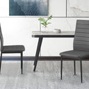 Eetkamerstoelen Cato/Kenzo Grijs - Set van 4