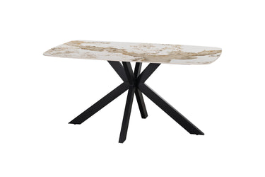 Tafel 'Apollo' 160 cm Deens Ovaal Glanzend steen Pandora
