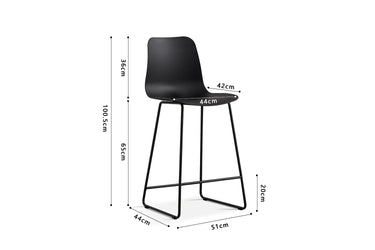 Counterstoel Marie Zwart