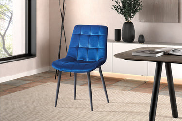 Eetkamerstoel Juta Blauw