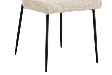 Eetkamerstoel Lisa Bouclé Beige