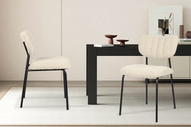 Eetkamerstoel Antura Bouclé Beige