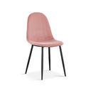 Eetkamerstoel Boy Roze Fluweel