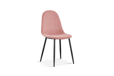 Eetkamerstoel Boy Roze Fluweel