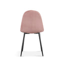 Eetkamerstoel Boy Roze Fluweel
