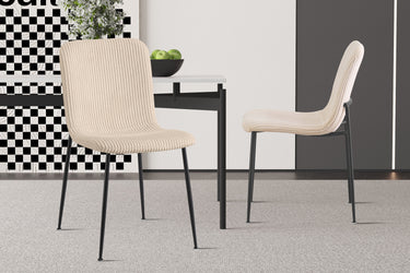 Eetkamerstoel Alice Corduroy Beige