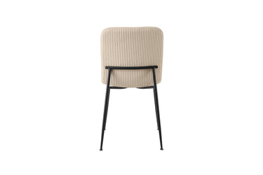 Eetkamerstoel Alice Corduroy Beige