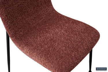 Eetkamerstoel Alice Bouclé Roze
