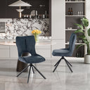 Eetkamerstoel Mori Blauw Draaibaar