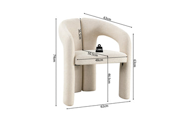 Eetkamerstoel Beja Beige