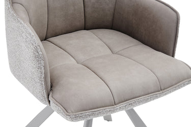 Eetkamerstoel Solenne Beige Draaibaar