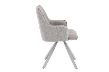 Eetkamerstoel Solenne Beige Draaibaar