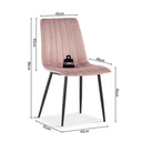 Eetkamerstoel Willis Roze