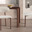 Eetkamerstoel Coco Walnoot Beige