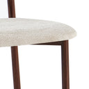 Eetkamerstoel Coco Walnoot Beige