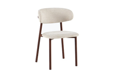 Eetkamerstoel Coco Walnoot Beige