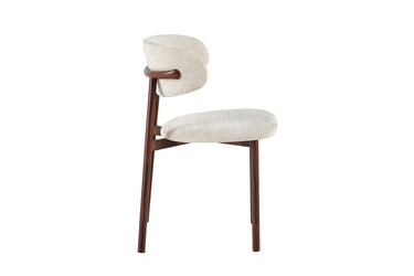 Eetkamerstoel Coco Walnoot Beige
