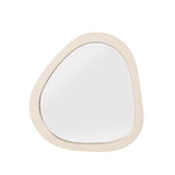 Organische spiegel Lou zand mangohout 55 cm
