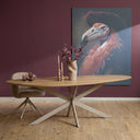 Eiken eettafel Cloud | Naturel/zand | 180 cm - Mooier Thuis