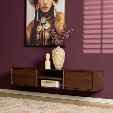 Starfurn Zwevend tv-meubel Ambiance Bruin | 160 cm