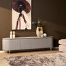 TV-meubel Solana taupe staande tv-meubel - mangohout - Mooier Thuis (2)