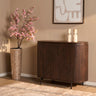Kast Solana bruin mangohout 115 cm dressoir - Mooier Thuis