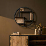 Wall shelf Dakota | 75 cm | Round
