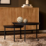 Salontafelset Otik zwarte eik salontafel 2-delig - 70 cm breed - Mooier Thuis