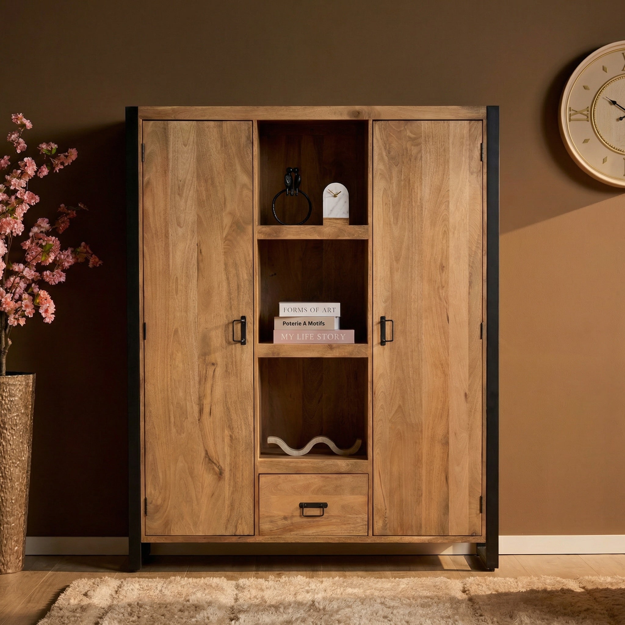 Boekenkast Britt naturel | 150 cm - afbeelding 5