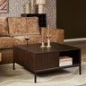 Salontafel Madison bruin - 80 cm breed - Mooier Thuis (2)