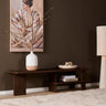tv-meubel Lina mangohout bruin 160 cm staande tv-meubel - Mooier Thuis