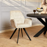 Eetkamerstoel Nova Champagne Velvet - beige - Mooier Thuis