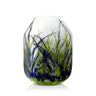 Terroso Vaas Nature - Marmerglas - 34 cm - groen en blauw - Mooier Thuis