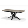 VEGAS Uitschuifbare Eettafel Taupe Glas-keramiek 160-240x90 cm uitschuiftafel - keramiek en glas - Mooier Thuis