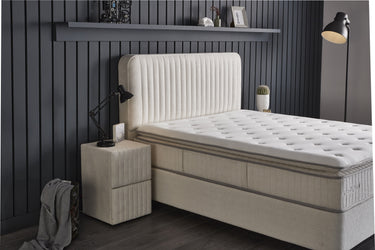 Opbergboxspring Bridabedd Beige – 160x200 cm - afbeelding 5